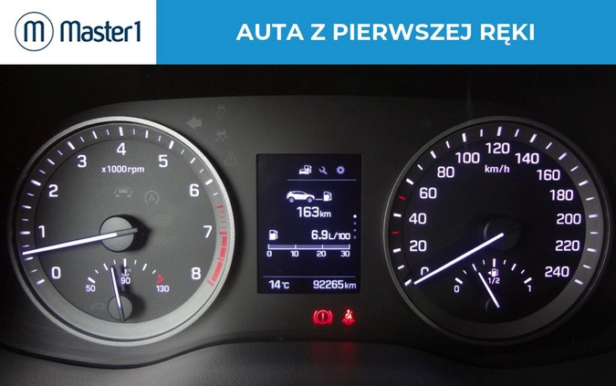 Hyundai Tucson cena 74450 przebieg: 92242, rok produkcji 2018 z Bieruń małe 191